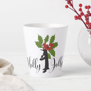 Tasse Latte Joyeux Noël Mignon Drôle Pingouin