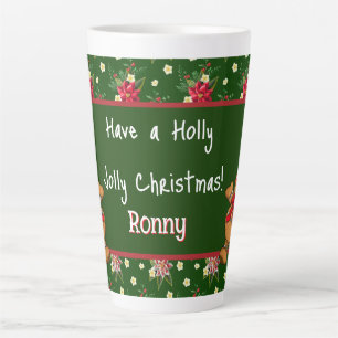 Tasse Latte Joyeux Noël personnalisé