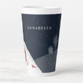 Tasse Latte Joyeux Noël traditionnel Russe (Devant)