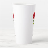 Tasse Latte Juin Mois de naissance Rose (Devant)