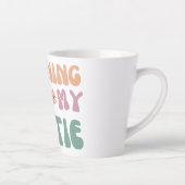 Tasse Latte Jumelage avec My Bestie Super amitié Citation (Droite)