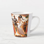 Tasse Latte Jumping Ensemble Pour Aimer Pour Toujours Mariage (Droite)