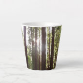 Tasse Latte Jusqu'aux séquoias du matin (Devant)