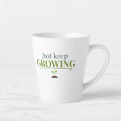 Tasse Latte Just Keep Growing Plant Lover– Gardening & Nature (Droite)