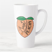 Tasse Latte Juste Peachy Funny (Droite)