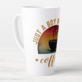 TASSE LATTE JUSTE UN GARÇON QUI AIME LE CAFÉ (Angle gauche)
