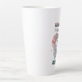 Tasse Latte Juste une fille qui aime Axolotls (Devant)