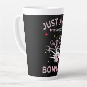 Tasse Latte Juste Une Fille Qui Aime Le Bowling (Angle gauche)