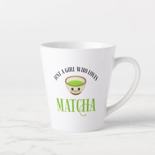 Tasse Latte Juste Une Fille Qui Aime Matcha (Droite)