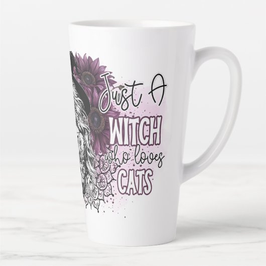 Tasse Latte Juste Une Sorcière (Droite)