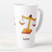 Tasse Latte justice (Angle droit)