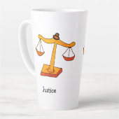 Tasse Latte justice (Angle gauche)