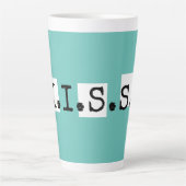 TASSE LATTE K.I.S.S. (Devant)