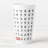 Tasse Latte Katakana (Devant)