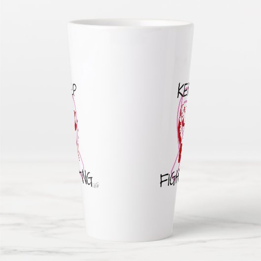 Tasse Latte Keep Fighting (Devant)