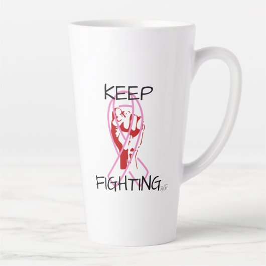 Tasse Latte Keep Fighting (Droite)