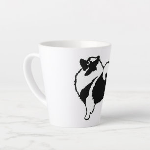 Tasse Latte Keeshond Graphics - Cute Original Dog Art