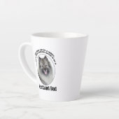 Tasse Latte Keeshond Papa (Angle gauche)