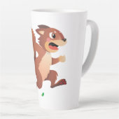 Tasse Latte Kelossus, Happy Scott Squirrel (Angle droit)