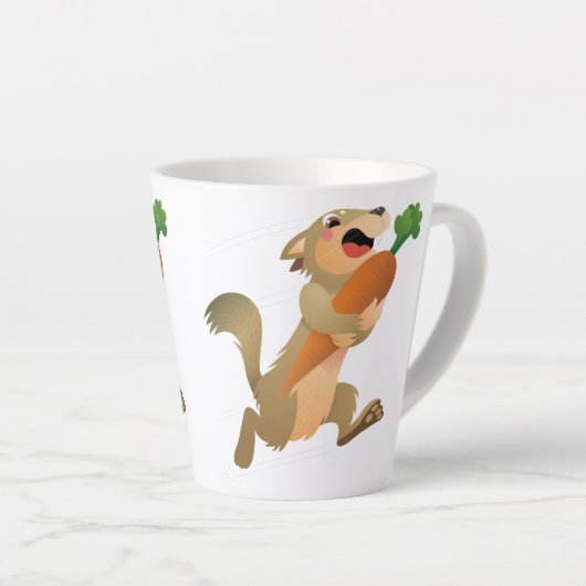 Tasse Latte Kelossus, Happy Topher Gopher (Angle droit)