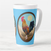 Tasse Latte Key West - Rooster tzigane Vintage ovale (Angle droit)