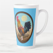 Tasse Latte Key West - Rooster tzigane Vintage ovale (Droite)