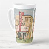 Tasse Latte Kiggins Theater Vancouver WA (Angle gauche)