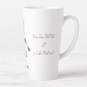 Tasse Latte 'Kiki' - Comment vous vous présentez dans la vie,  (Droite)