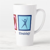 Tasse Latte Kinesiologiste Peace Love Kinesiologie (Droite)