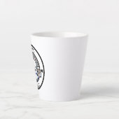 Tasse Latte KiniArt Coffee Westie (Devant)