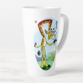 Tasse Latte KINK IN MY BOIRE GIRAFFE par Jeff Willis Art (Angle droit)