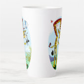 Tasse Latte KINK IN MY BOIRE GIRAFFE par Jeff Willis Art (Devant)
