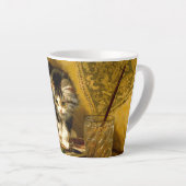 Tasse Latte Kitten avec peinture et brosses (Angle droit)