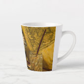 Tasse Latte Kitten avec peinture et brosses (Droite)