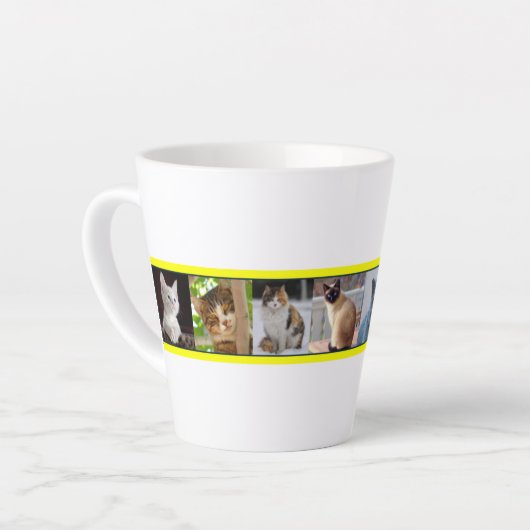 Tasse Latte Kitties partout (Angle gauche)