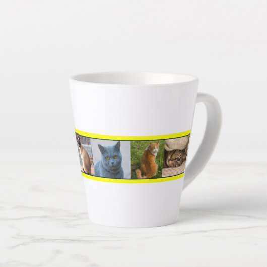 Tasse Latte Kitties partout (Angle droit)