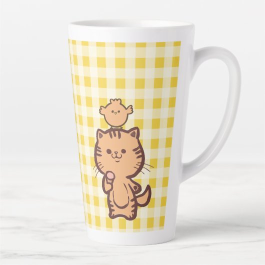 Tasse Latte Kitty et Little poulet (Droite)