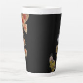 Tasse Latte Klimt-Inspired Surreal Collage (Devant)
