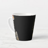 Tasse Latte Klimt-Inspired Surreal Collage (Angle gauche)