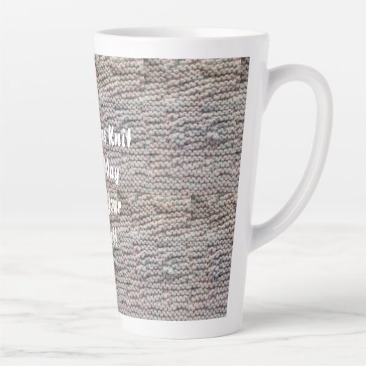 Tasse Latte Knit (Droite)