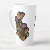 Tasse Latte Koi Fish (Angle gauche)