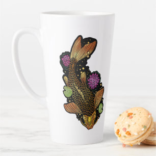Tasse Latte Koi Fish