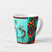 Tasse Latte Kokopelli Et Cactus (Angle droit)