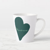 Tasse Latte La boue verte latte du travailleur social (Droite)