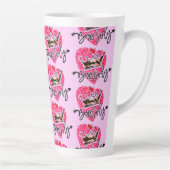 Tasse Latte La Dame rose (Droite)