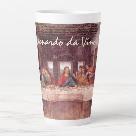 Tasse Latte La Dernière soupe de Léonard de Vinci (Devant)