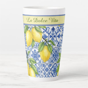 Tasse Latte La Dolce Vita Citron de Sicile