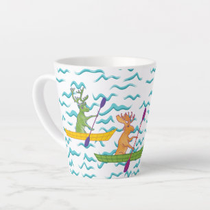 Tasse Latte La faune Kayakers