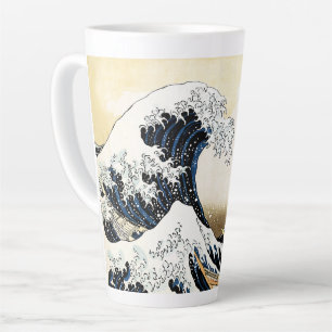 Tasse Latte La Grande Vague au large de Kanagawa Hokusai, art