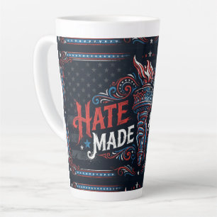 Tasse Latte La haine n'a jamais rendu l'Amérique grande Vintag